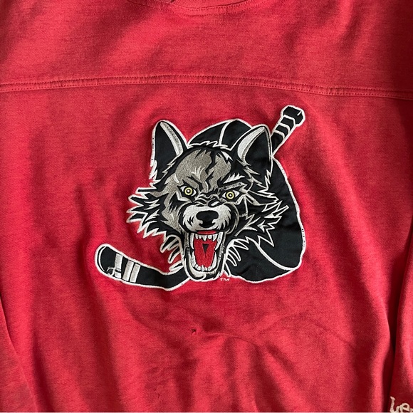 Vintage 90s Chicago Wolves Lee Sport Sweatshirt Crewneck / Size XL - Picture 1 of 8